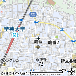 ドトールコーヒーショップ 学芸大学店周辺の地図