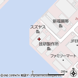 千葉県浦安市港74周辺の地図