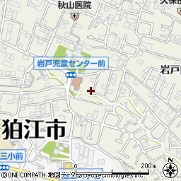 東京都狛江市岩戸南3丁目15-8周辺の地図