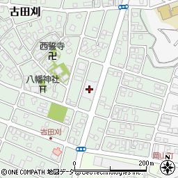 新鮮館エフレ古田刈店周辺の地図
