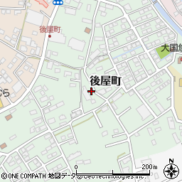 山梨県甲府市後屋町57周辺の地図