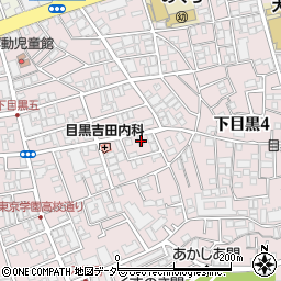 東京都目黒区下目黒5丁目8-9周辺の地図
