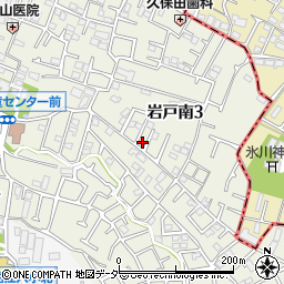 東京都狛江市岩戸南3丁目14-31周辺の地図