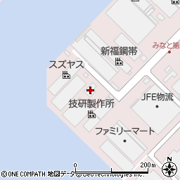 千葉県浦安市港75周辺の地図