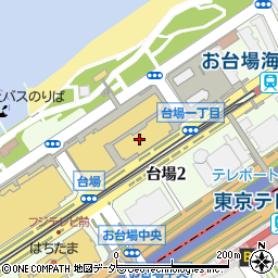 ワイルドワン　お台場デックス東京ビーチ店周辺の地図