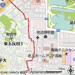 東京都港区高輪4丁目1周辺の地図