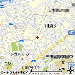 東京都世田谷区用賀3丁目16-5周辺の地図
