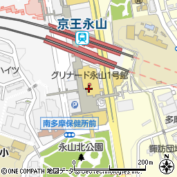 西友永山店周辺の地図