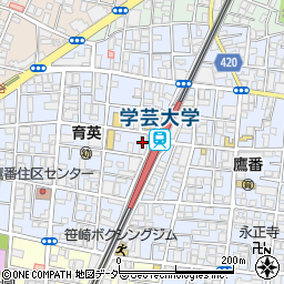 ドトールコーヒーショップ学芸大学駅前店周辺の地図
