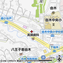 東京都八王子市下柚木355周辺の地図