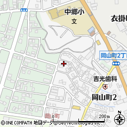 福井県敦賀市岡山町2丁目209周辺の地図