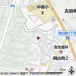 福井県敦賀市岡山町2丁目210周辺の地図
