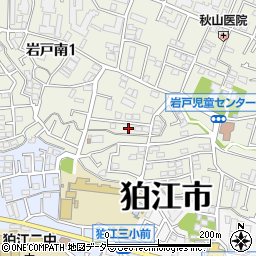 東京都狛江市岩戸南2丁目18-7周辺の地図