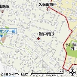 東京都狛江市岩戸南3丁目14周辺の地図