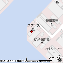 株式会社スズヤス　浦安支店周辺の地図