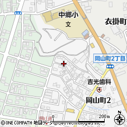 福井県敦賀市岡山町2丁目107周辺の地図