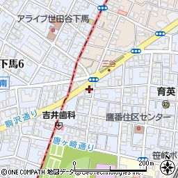 まいばすけっと学大駒沢通り店周辺の地図