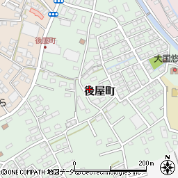 山梨県甲府市後屋町58-6周辺の地図