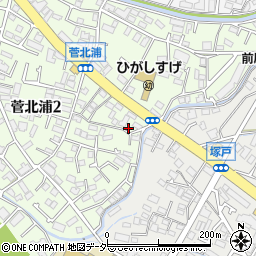 北浦壱番館周辺の地図