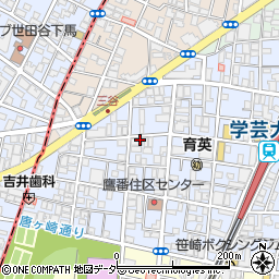 大川カイロプラクティックセンター　学芸大整体院周辺の地図