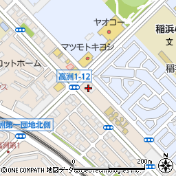 セブンイレブン千葉高洲１丁目店周辺の地図