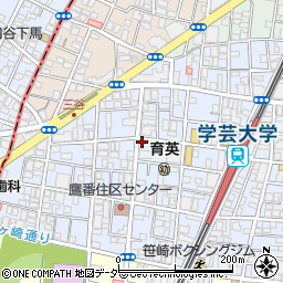 楽チケット学芸大学駅前店周辺の地図