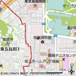 東京都港区高輪4丁目1-16周辺の地図