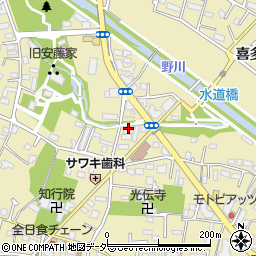 株式会社八木橋　喜多見営業所周辺の地図