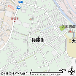 山梨県甲府市後屋町70-2周辺の地図