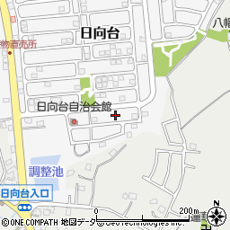 千葉県山武市日向台54周辺の地図