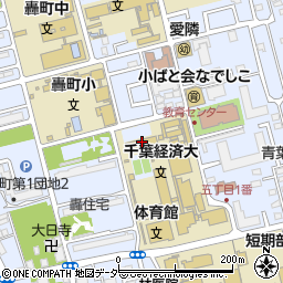 千葉経済大学　体育館周辺の地図