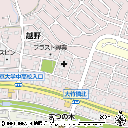 東京都八王子市越野19周辺の地図