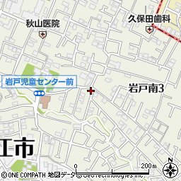 東京都狛江市岩戸南3丁目17-8周辺の地図