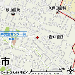 東京都狛江市岩戸南3丁目14-53周辺の地図