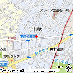シモウマ６アパートメント周辺の地図