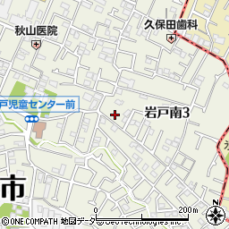 東京都狛江市岩戸南3丁目14-52周辺の地図