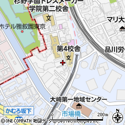 東京都品川区上大崎4丁目5-27周辺の地図