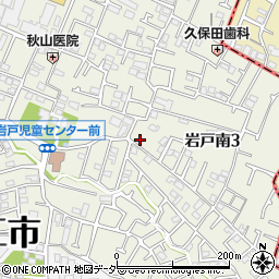 東京都狛江市岩戸南3丁目14-56周辺の地図