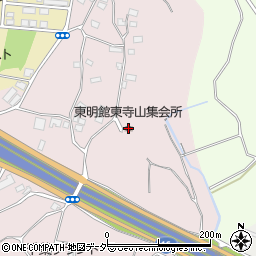 東明館東寺山集会所周辺の地図