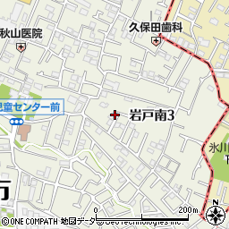 東京都狛江市岩戸南3丁目14-45周辺の地図