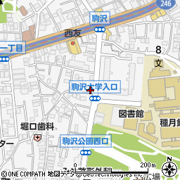 パークサイド駒沢周辺の地図