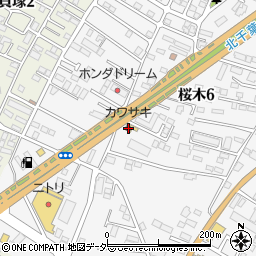 カワサキプラザ千葉桜木周辺の地図