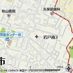 東京都狛江市岩戸南3丁目14-43周辺の地図