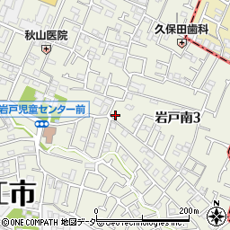 東京都狛江市岩戸南3丁目14-57周辺の地図
