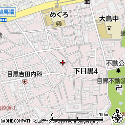東京都目黒区下目黒4丁目15-7周辺の地図