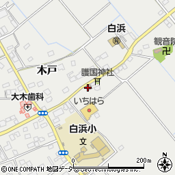 木戸郵便局周辺の地図