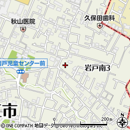 東京都狛江市岩戸南3丁目14-58周辺の地図