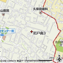 東京都狛江市岩戸南3丁目14-36周辺の地図