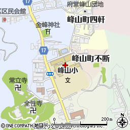京丹後市立峰山小学校周辺の地図