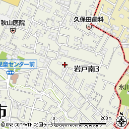 東京都狛江市岩戸南3丁目14-41周辺の地図